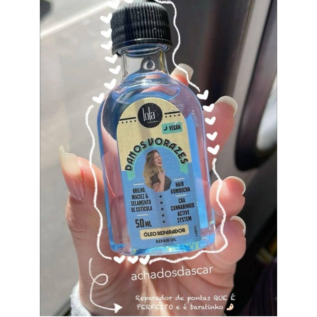 Óleo para el cabello Lola Cosmetics Danos Vorazes Reparador de uso diario en Bogotá Colombia. Compra en onlineshoppingcenterg con envío rápido y pago contra entrega.